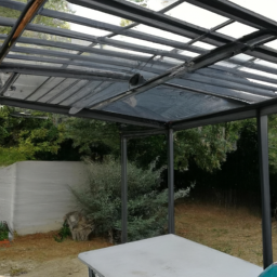 Aménagement de pergola avec fermeture loggia en PVC L'Union